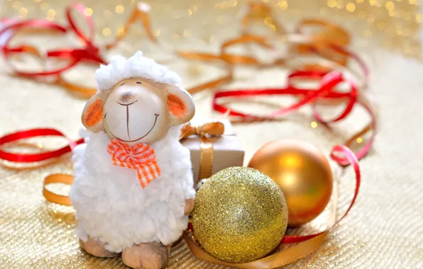 Украшения на новый год 2015 овечка