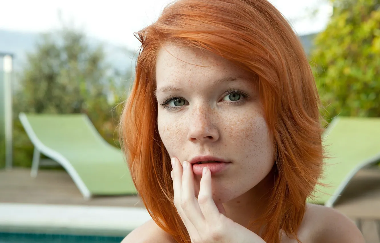 Beautiful redhead teen dildo