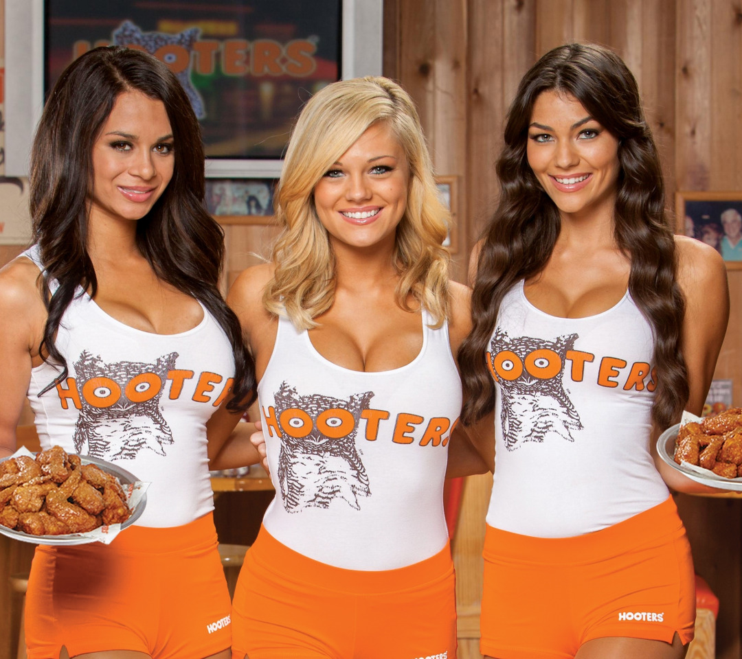 Inc, hooters, Traditional uniform, Fried chicken wings, Advertising photo, Hooters...