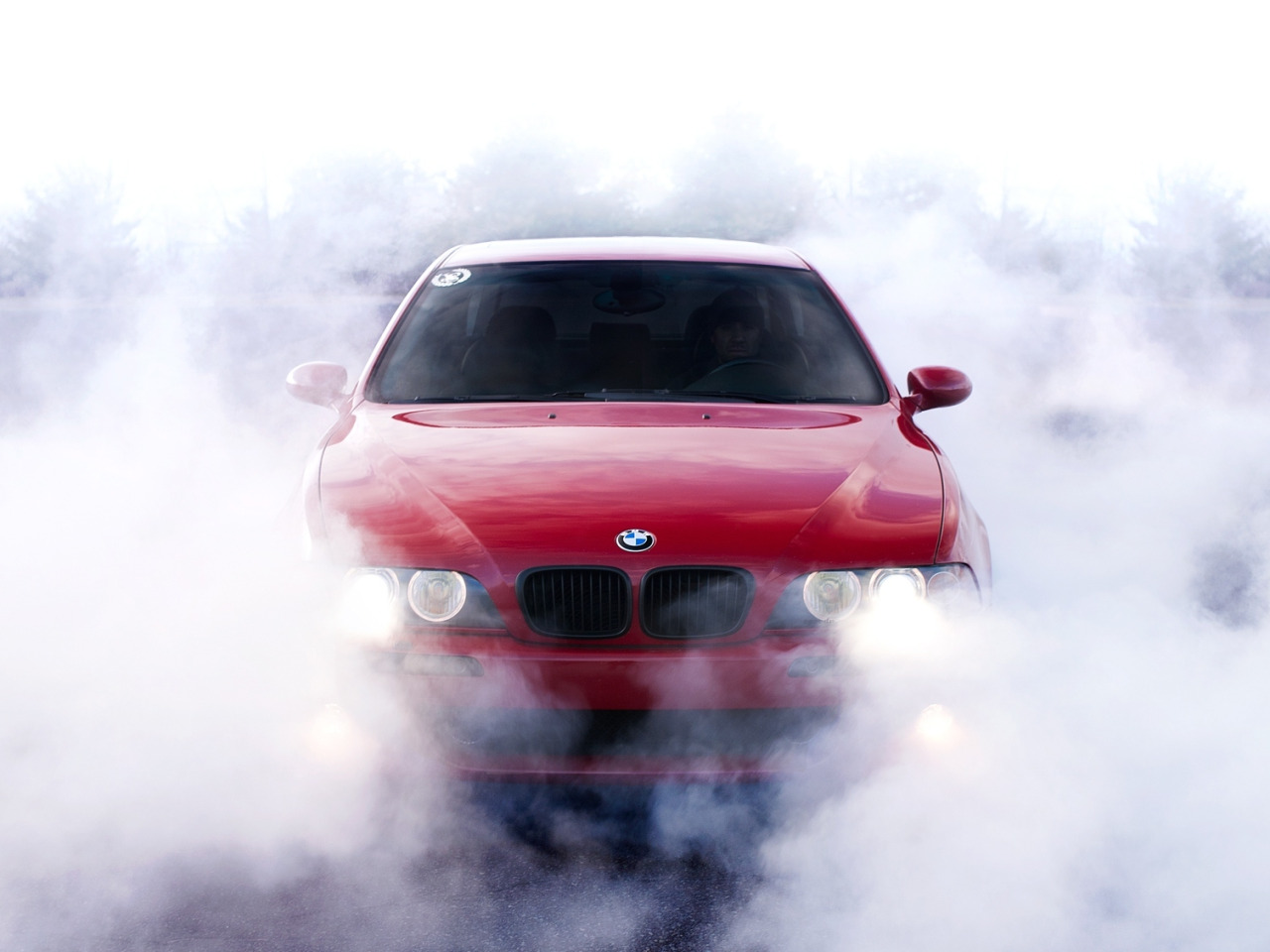 car, красный, обои, обоя, дым, bmw, бмв, автомобиль, smoke, кар, пробуксовк...
