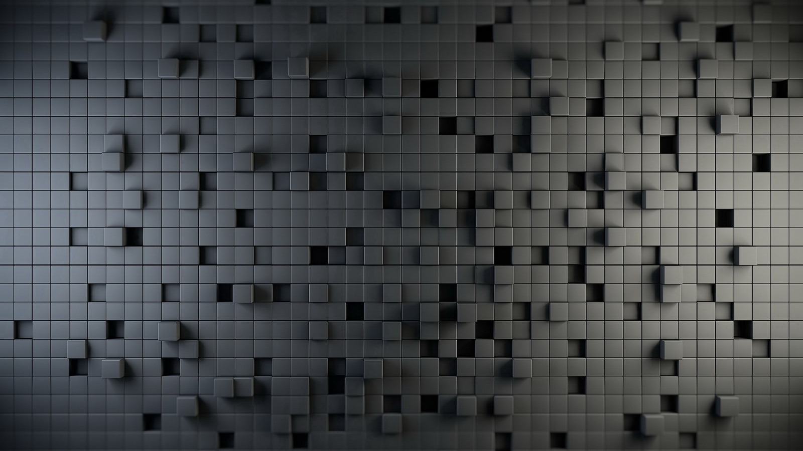 Скачать обои мозаика, кубики, тени, раздел текстуры в разрешении 1600x900.