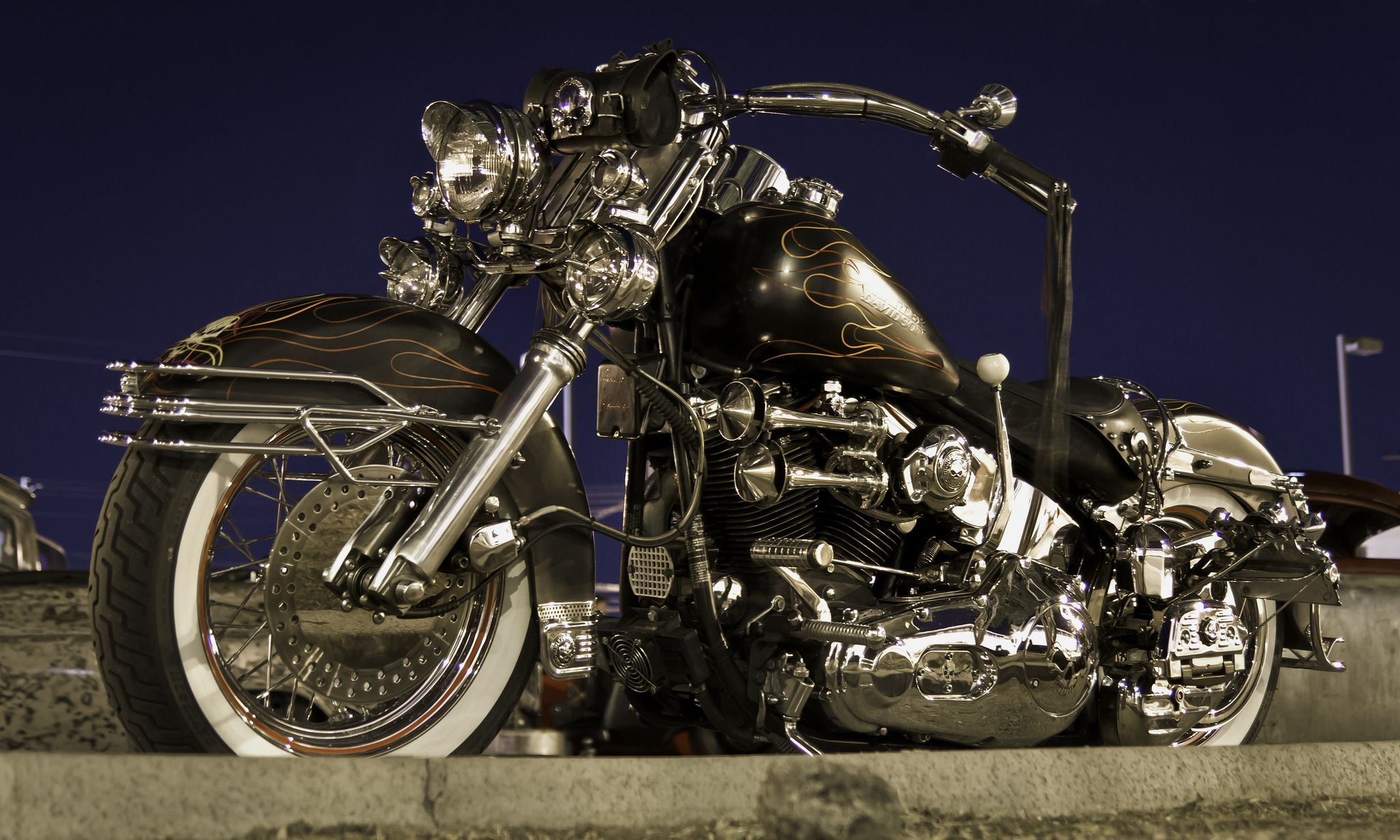 Скачать обои дизайн, мотоцикл, форма, байк, Harley-Davidson, раздел мотоцик...