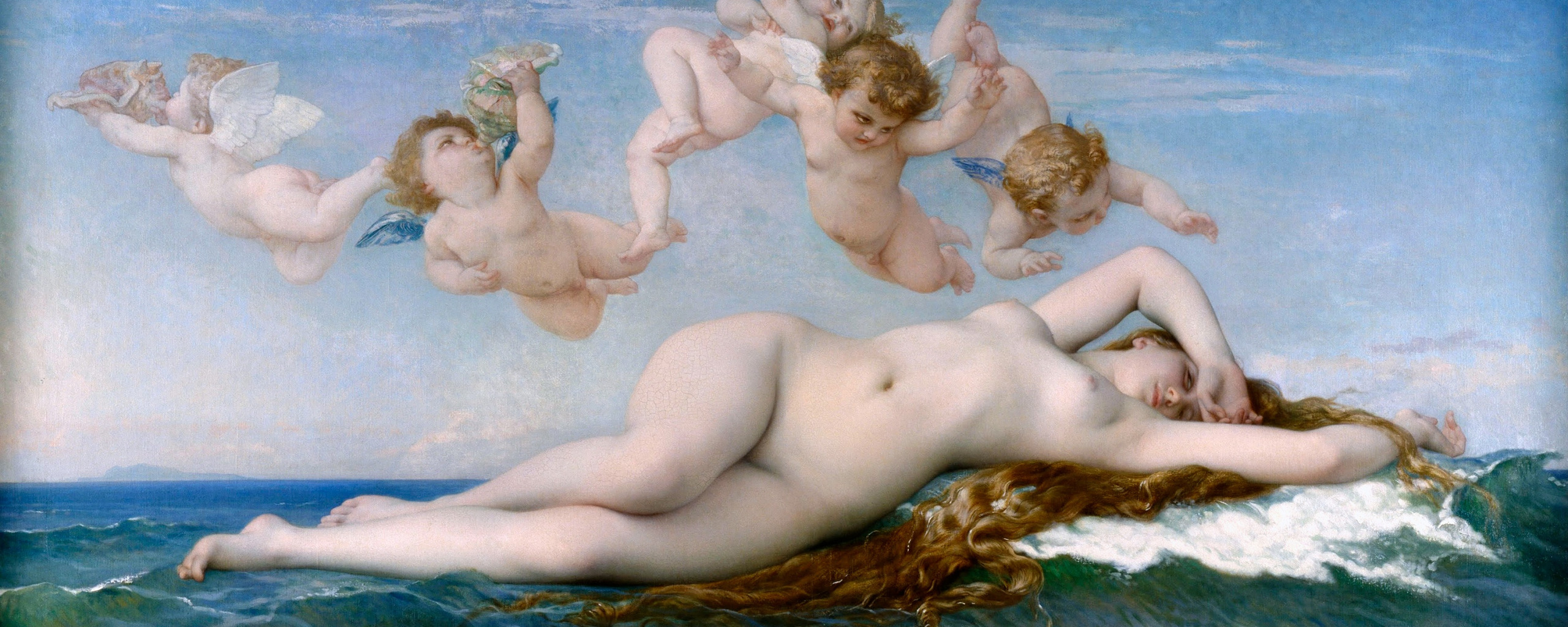 1863, Рождение Венеры, Александр Кабанель, Alexandre Cabanel, The Birth of Venus...