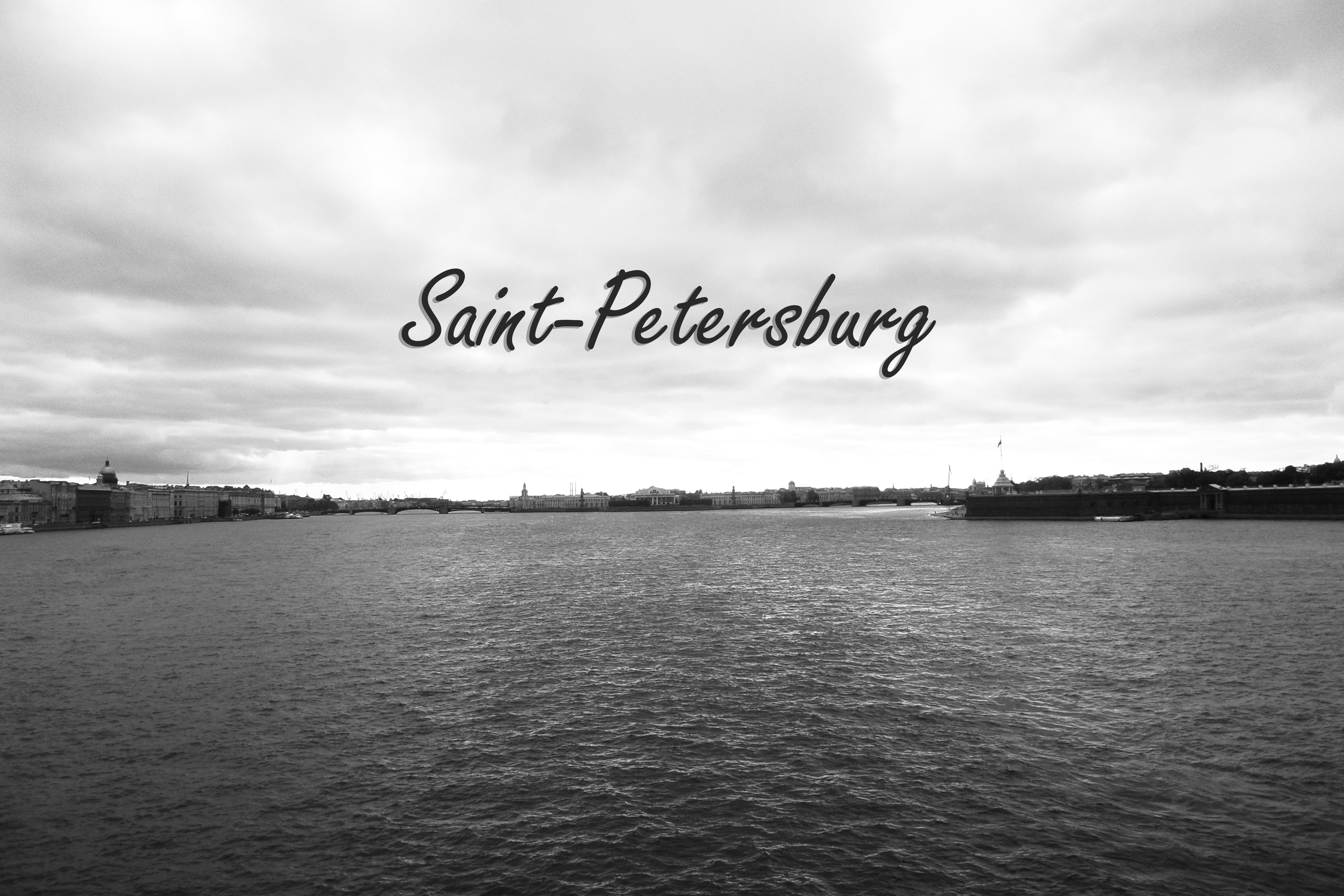 Санкт-Петербург надпись