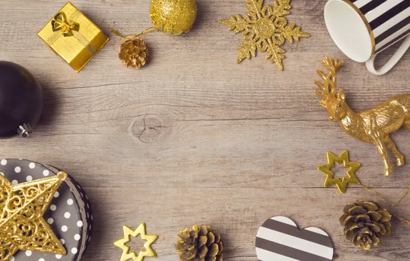 Картинка украшения, шары, Новый Год, Рождество, Christmas, balls, wood, decoration, Merry