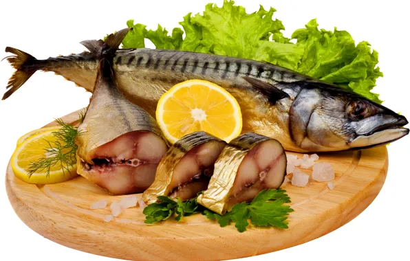 Картинка фото, Лимон, Рыба, Лайм, Еда, Морепродукты