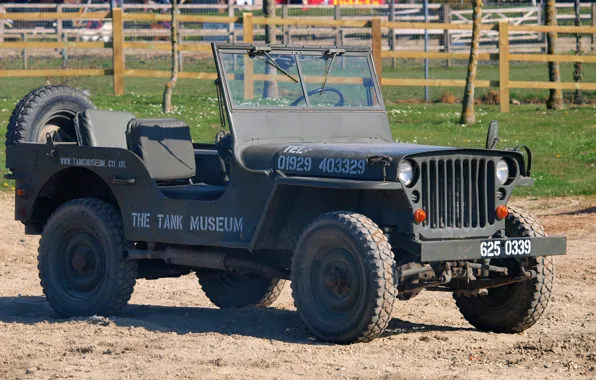 Картинка автомобиль, военный, Jeep, WW2, “Виллис”