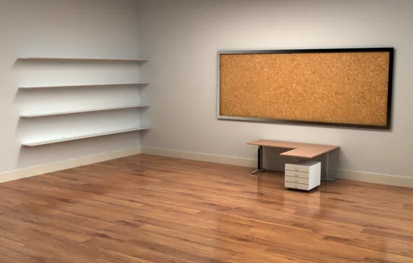 Картинка стол, комната, интерьер, телевизор, полка, деревянный, квартира