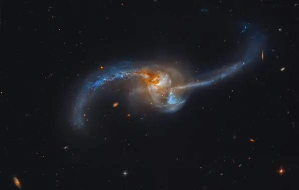 Картинка звезды, пространство, галактика, бесконечность, galaxy, ngc2623
