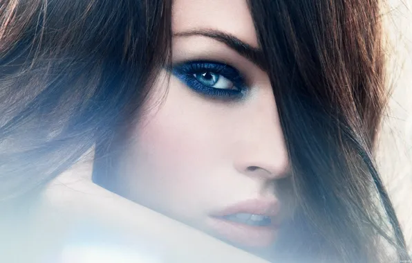 Картинка взгляд, девушка, лицо, Megan Fox, модель, волосы, актриса, шик