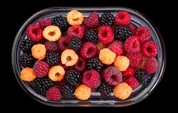 Картинка ягоды, малина, миска, fresh, ежевика, berries, raspberry