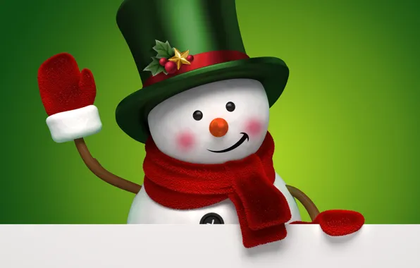 Картинка новый год, снеговик, christmas, new year, cute, snowman, banner