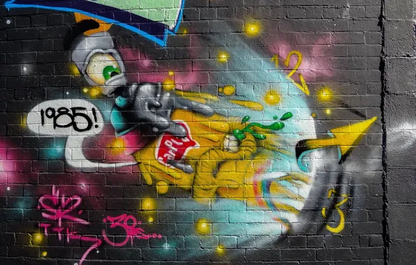 Картинка фон, стена, граффити