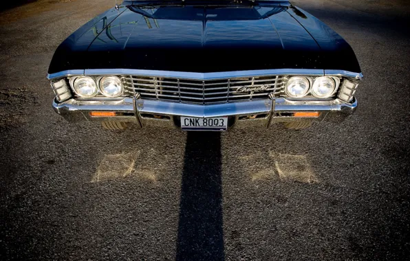Картинка Chevrolet, Supernatural, Сверхъестественное, Chevy, Sam, Dean, Импала, Impala, Шевролет, Шеви, Impala 1967