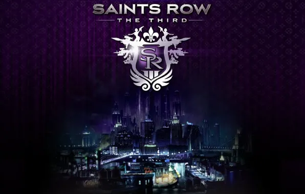 Картинка логотип, saints row, the third, стилпорт