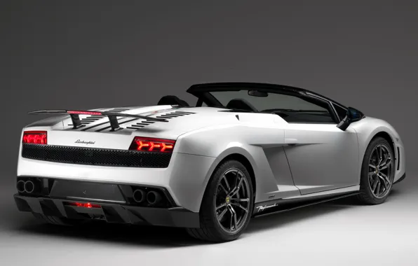 Картинка Lamborghini, спойлер, Gallardo, вид сзади, Spyder, ламборгини, LP570-4, Performante
