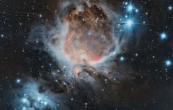 Картинка космос, звезды, бесконечность, Туманность Ориона