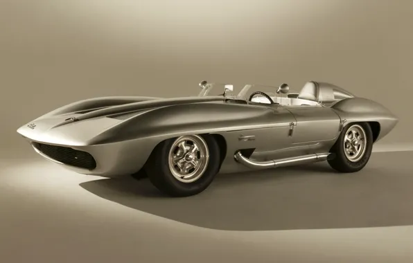 Картинка Corvette, Chevrolet, концепт, Шевроле, передок, Concept Car, Stingray, 1959, Корвет, Racer