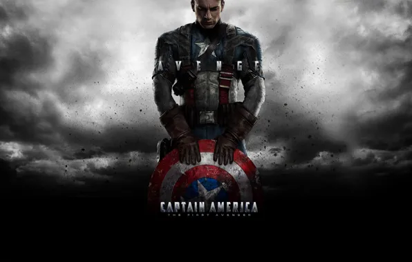 Картинка звезда, герой, щит, супергерой, Marvel, Captain America, The First Avenger