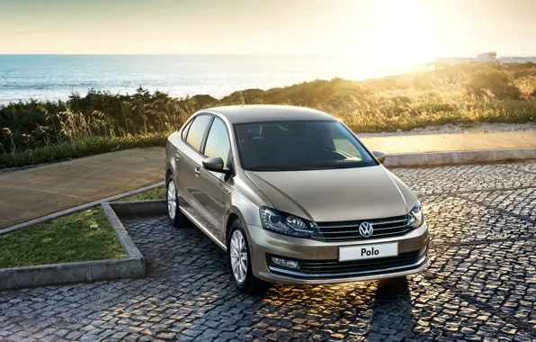 Картинка Volkswagen, седан, фольксваген, Sedan, Polo, поло, 2015, Typ 6R