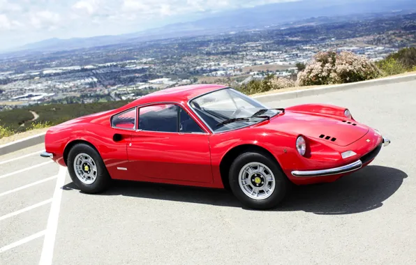 Картинка 1971, Ferrari, феррари, дино, Pininfarina, Dino, 246 GT, Series E