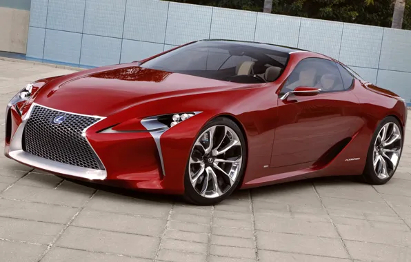 Картинка Concept, красный, Lexus, концепт, лексус, LF-LC