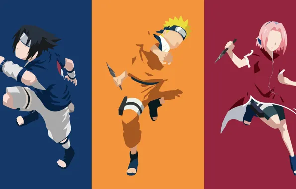 Картинка game, Sasuke, Naruto, Sakura, minimalism, anime, ninja, hero, asian, Uchiha, manga, hokage, Uchiha Sasuke, shinobi, …
