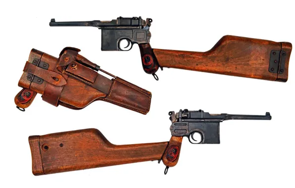 Картинка пистолет, оружие, «Маузер», магазинный, Mauser C96