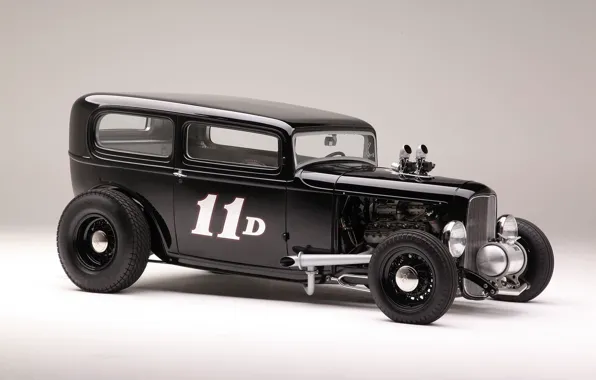 Картинка Ford, автомобиль, Hot Rod, 1932, Sedan, Tudor
