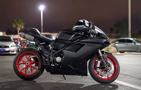 Картинка мотоцикл, Ducati, superbike, 848
