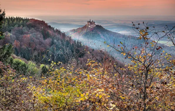 Картинка пейзаж, природа, Burg Hohenzollern