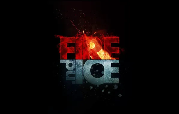 Картинка лед, огонь, ice, Fire