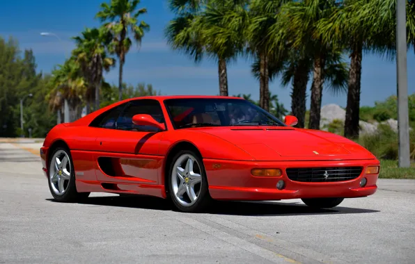 Картинка Ferrari, суперкар, феррари, GTS, F355, 1994