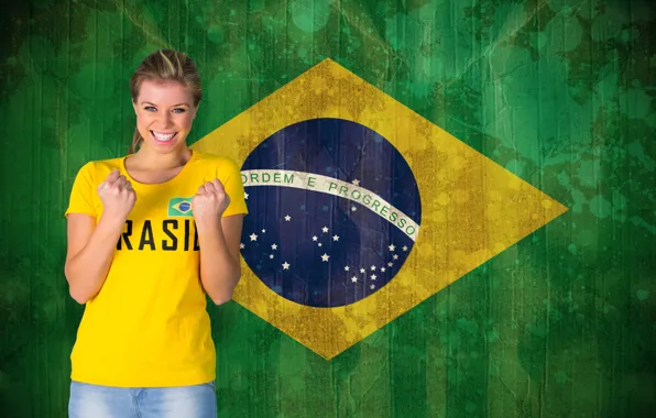 Картинка football, flag, World Cup, Brasil, FIFA