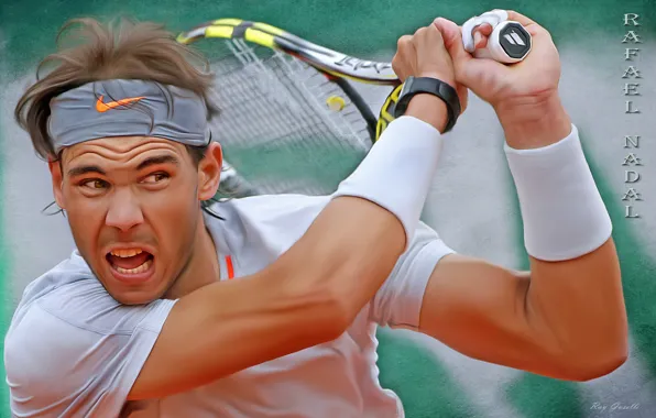 Картинка текстура, теннисист, Rafael Nadal