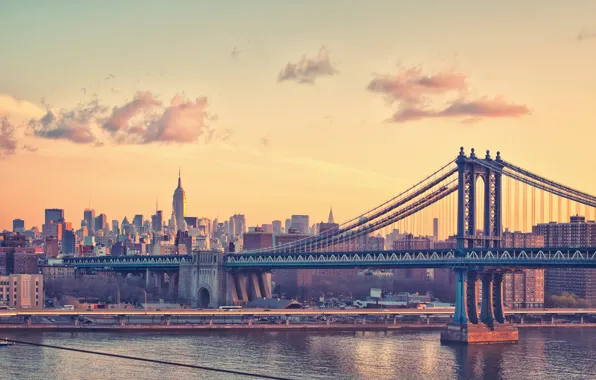 Картинка мост, Нью-Йорк, Манхэттен, New York City
