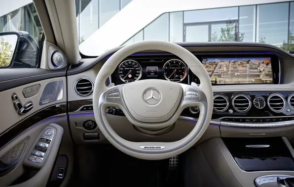 Картинка панель, concept, руль, салон, Mercedes-Benzs