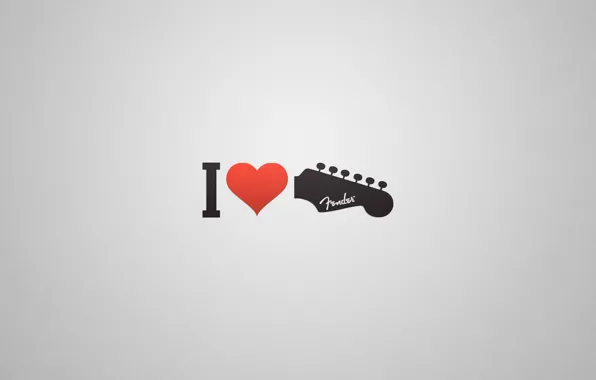 Картинка сердце, гитара, я люблю, love.