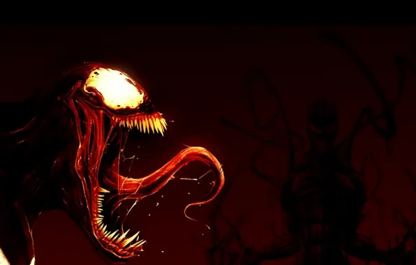 Картинка Venom, tongue, teeth