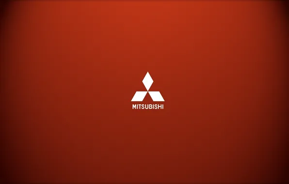 Картинка Минимализм, Лого, Mitsubishi, Red, Логотип, Бренд, Автомобильная Марка