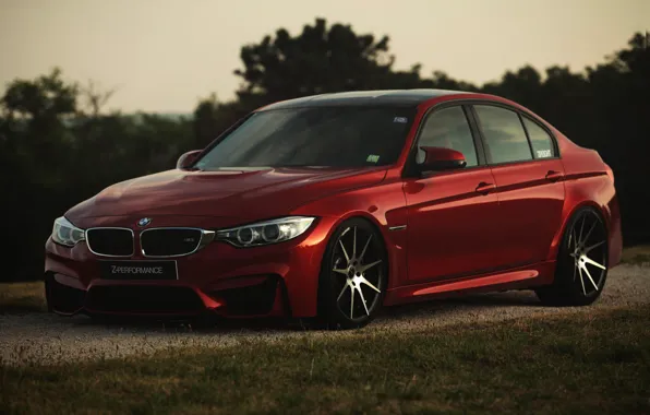 Картинка BMW, RED, F80, z-performance