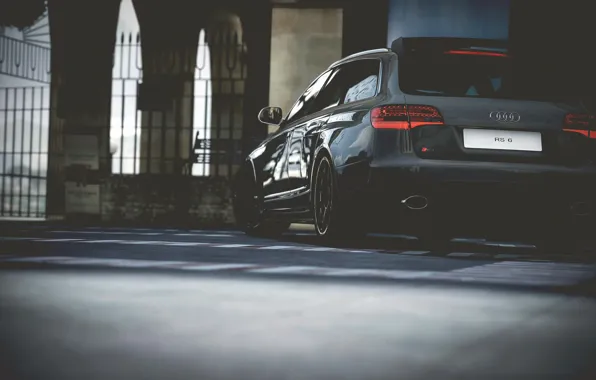 Картинка Audi, вид, RS6