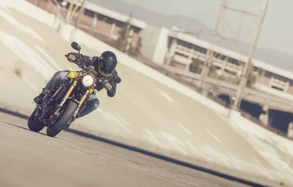 Картинка Yamaha, moto, style, yellow, sportclassic, 2016, XSR900