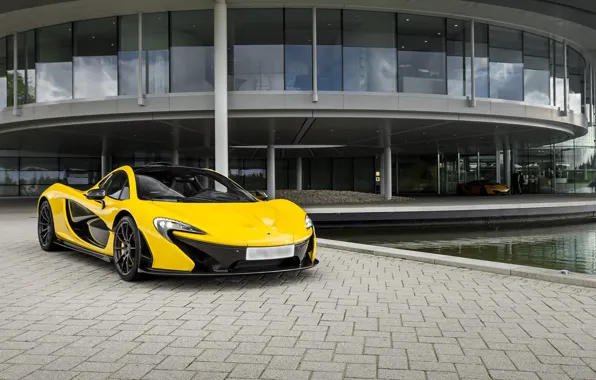 Картинка McLaren, Желтый, Суперкар, Yellow, Supercar