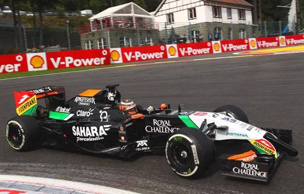 Картинка Force India, VJM07, Nico Hulkenberg