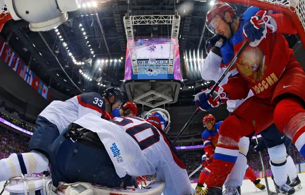 Картинка хоккей, Сочи 2014, XXII Зимние Олимпийские Игры, Россия-Словакия