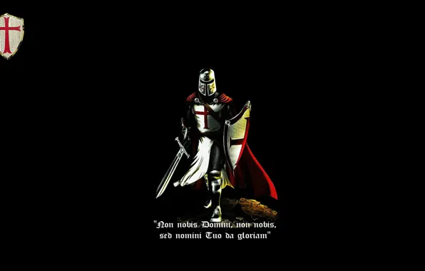 Картинка red, sword, black, cross, shield, knight, crusader, latin, knight Templar, cattolic