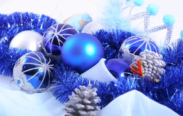 Картинка шарик, Новый Год, Рождество, шишка