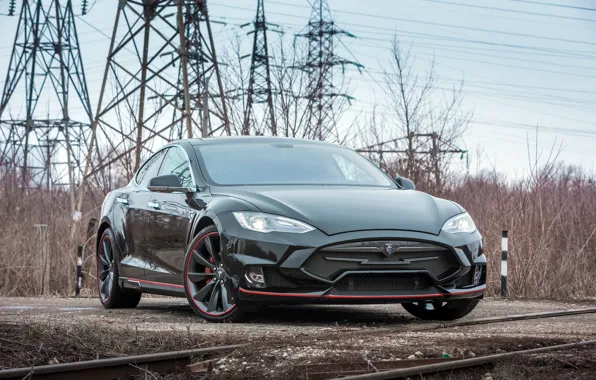 Картинка Tesla, Model S, тесла, электрокар, Larte Design