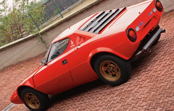 Картинка Lancia, 1973, Классическое авто, Stratos, High Fidelity, Bertone, Marcello Gandini, Вид на задок